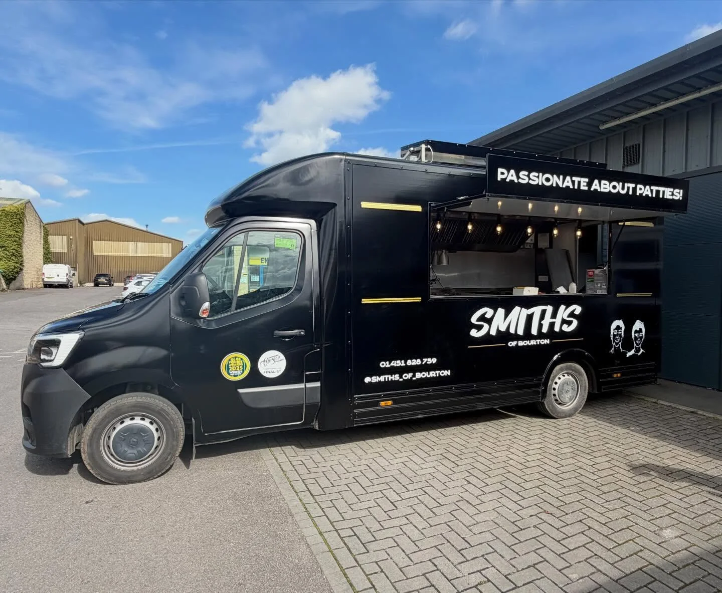 Catering vehicle following electrical fit-out work
